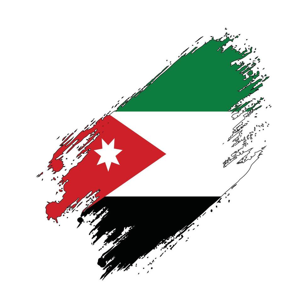 jordan flag illustration vector