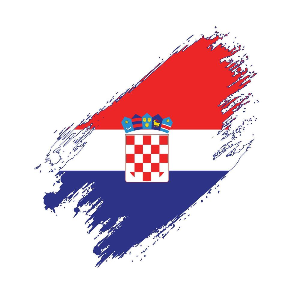 the flag of croatia vector