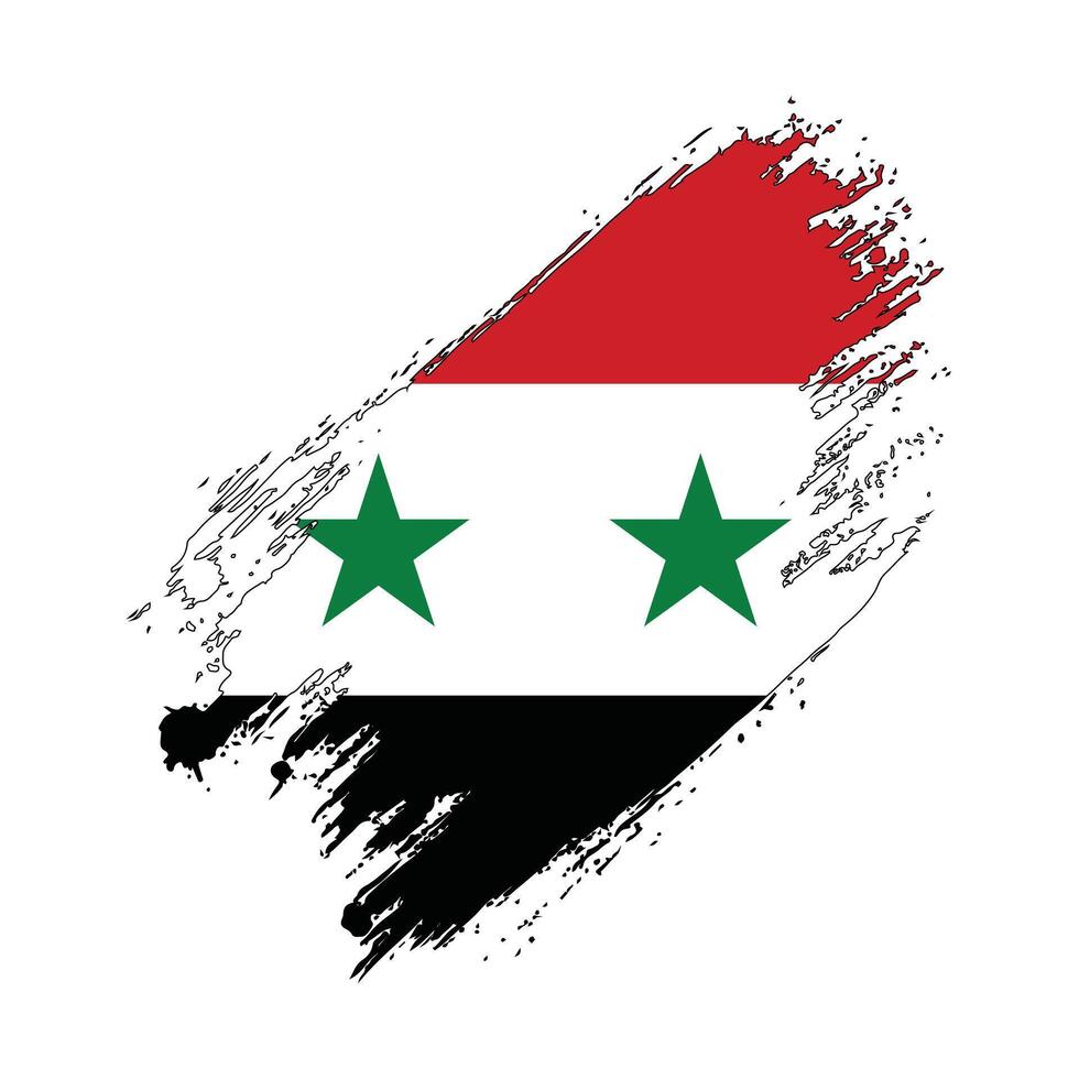 syria flag illustration vector