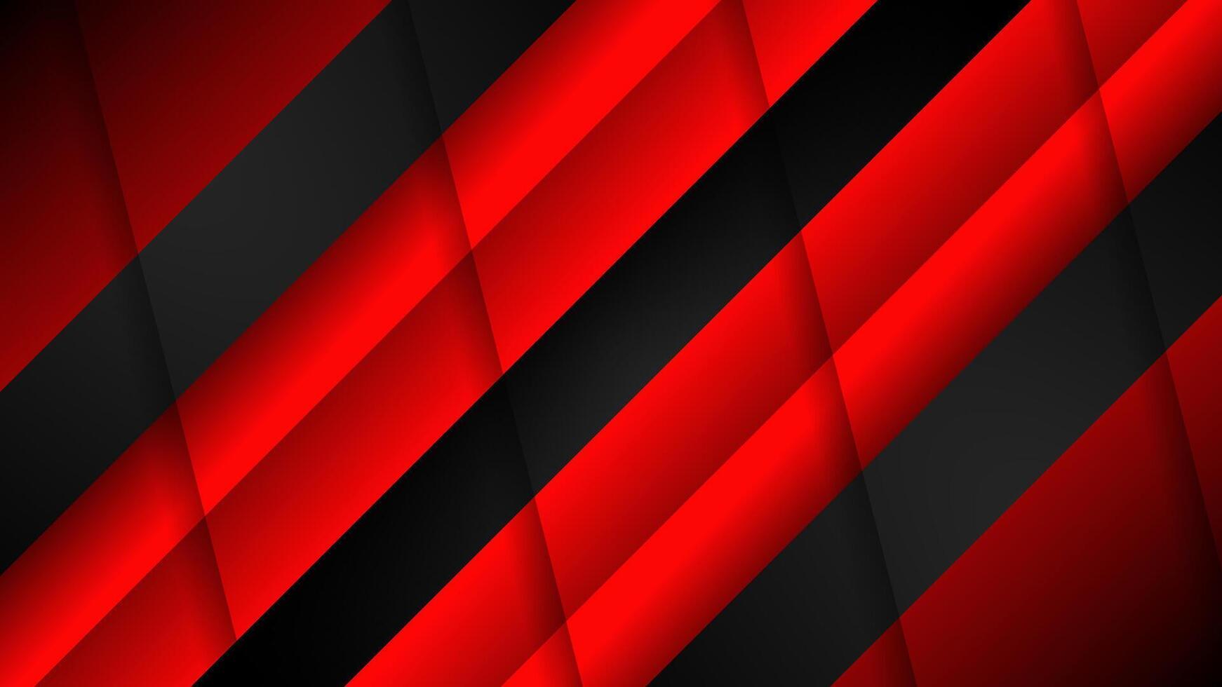 Modern geometric red and black abstract background. Suit for booklet, brochure, banner, poster, website, flyer, cover, corporate, backdrop vector