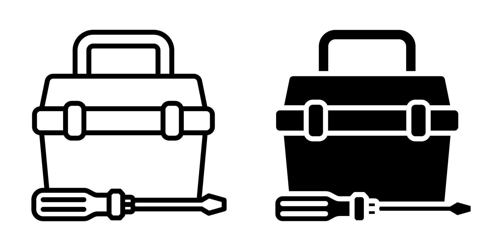Toolbox icons set. for mobile concept and web design. illustration on white background vector