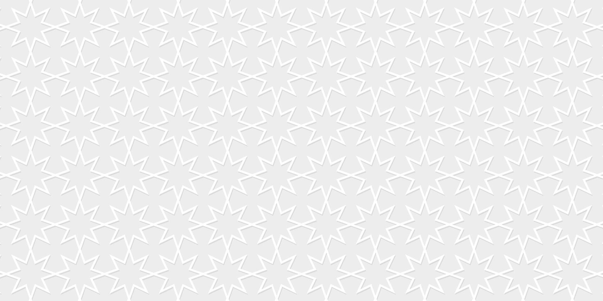 Seamless geometric pattern in arabic style vector