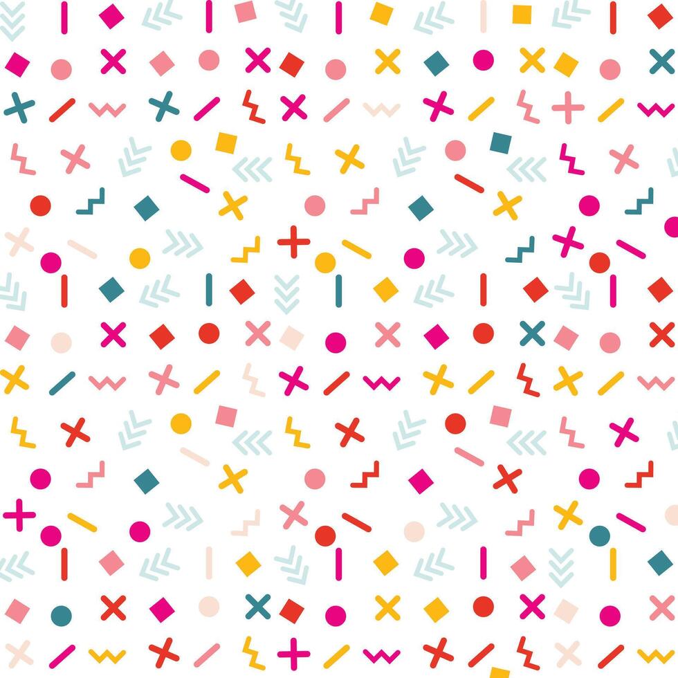 abstract symbols seamless pattern backgroun vector