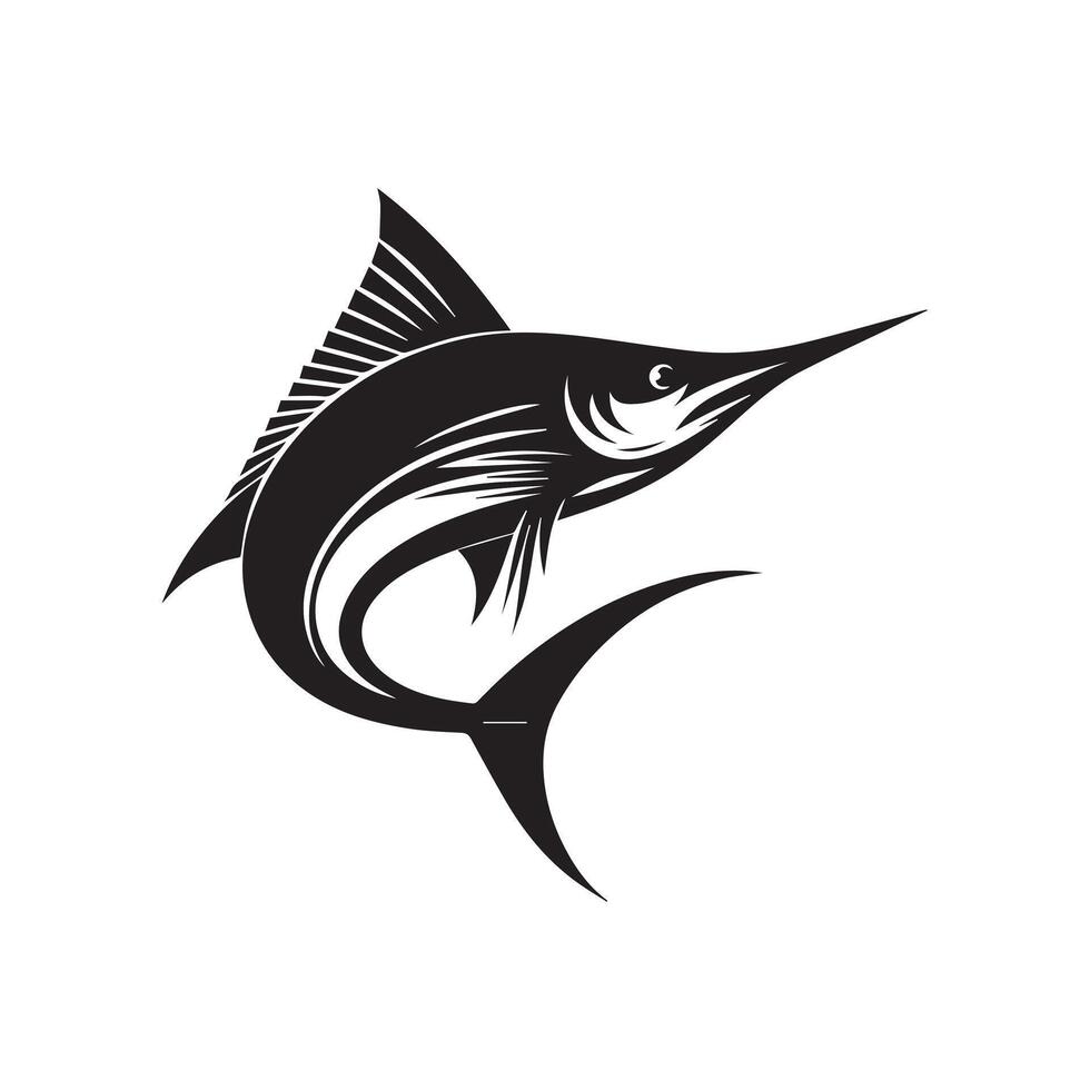Creative Set Of A salmon Fish Design vector