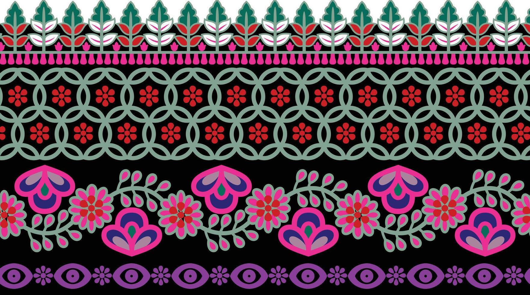 Floral Turkiye ethnic pattern. Aztec fabric carpet mandala ornament boho chevron textile decoration wallpaper. Tribal turkey native oriental traditional embroidery illustrations background vector