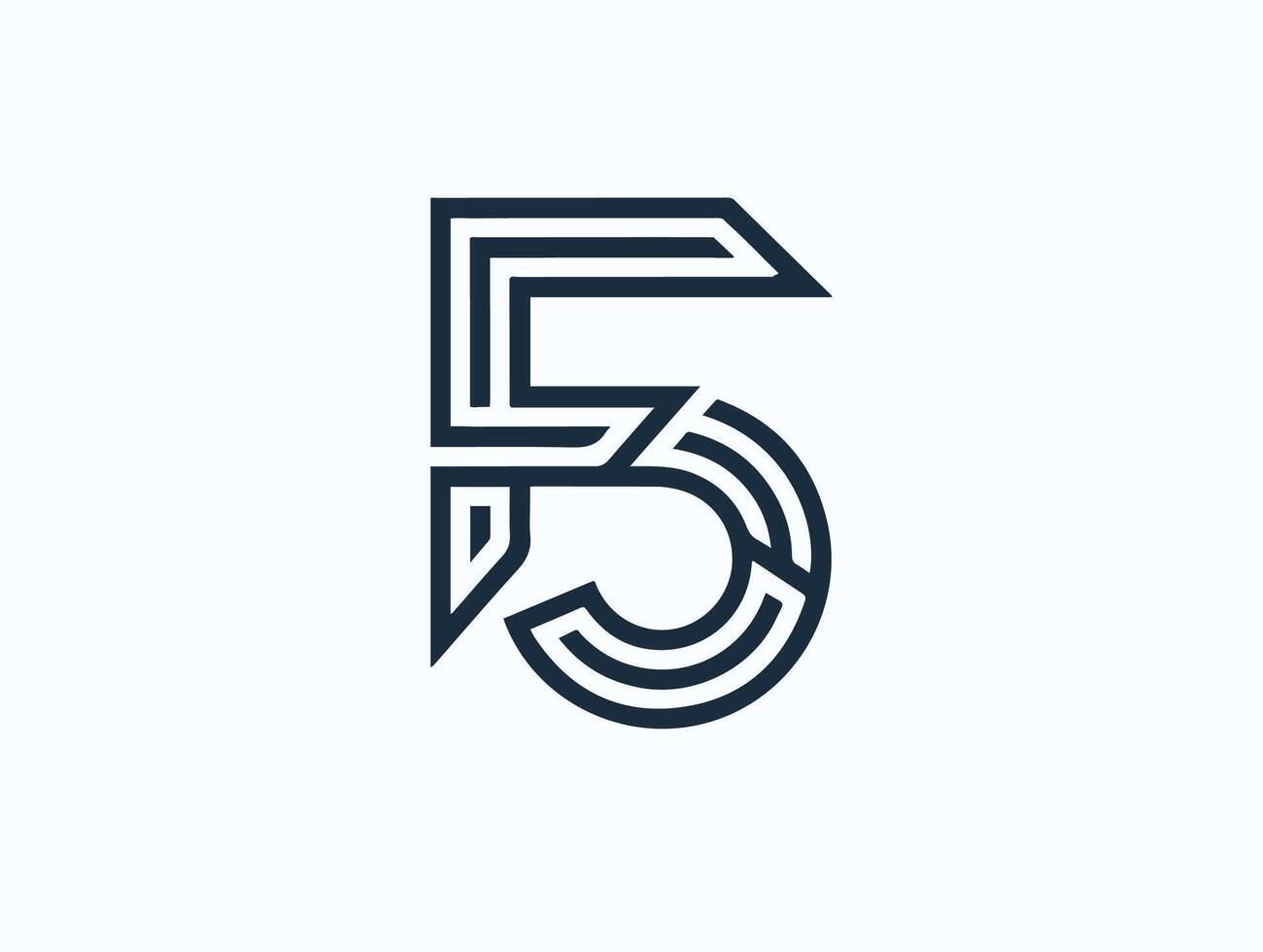 Letter FS logo Design. FS Initial Logo design Monogram for business and company.FS logo, FS letter logo design. vector