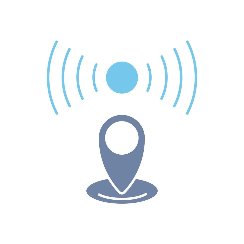 live location concept line icon. Simple element illustration. live location concept outline symbol design.. vector