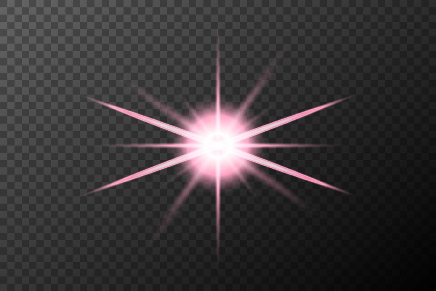 a pink starburst, on background vector