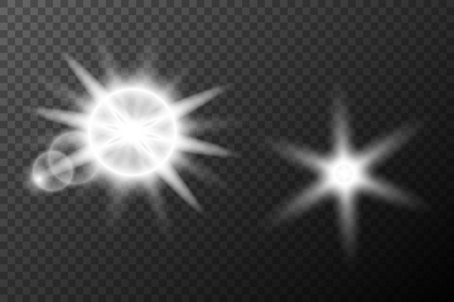 white light star background vector
