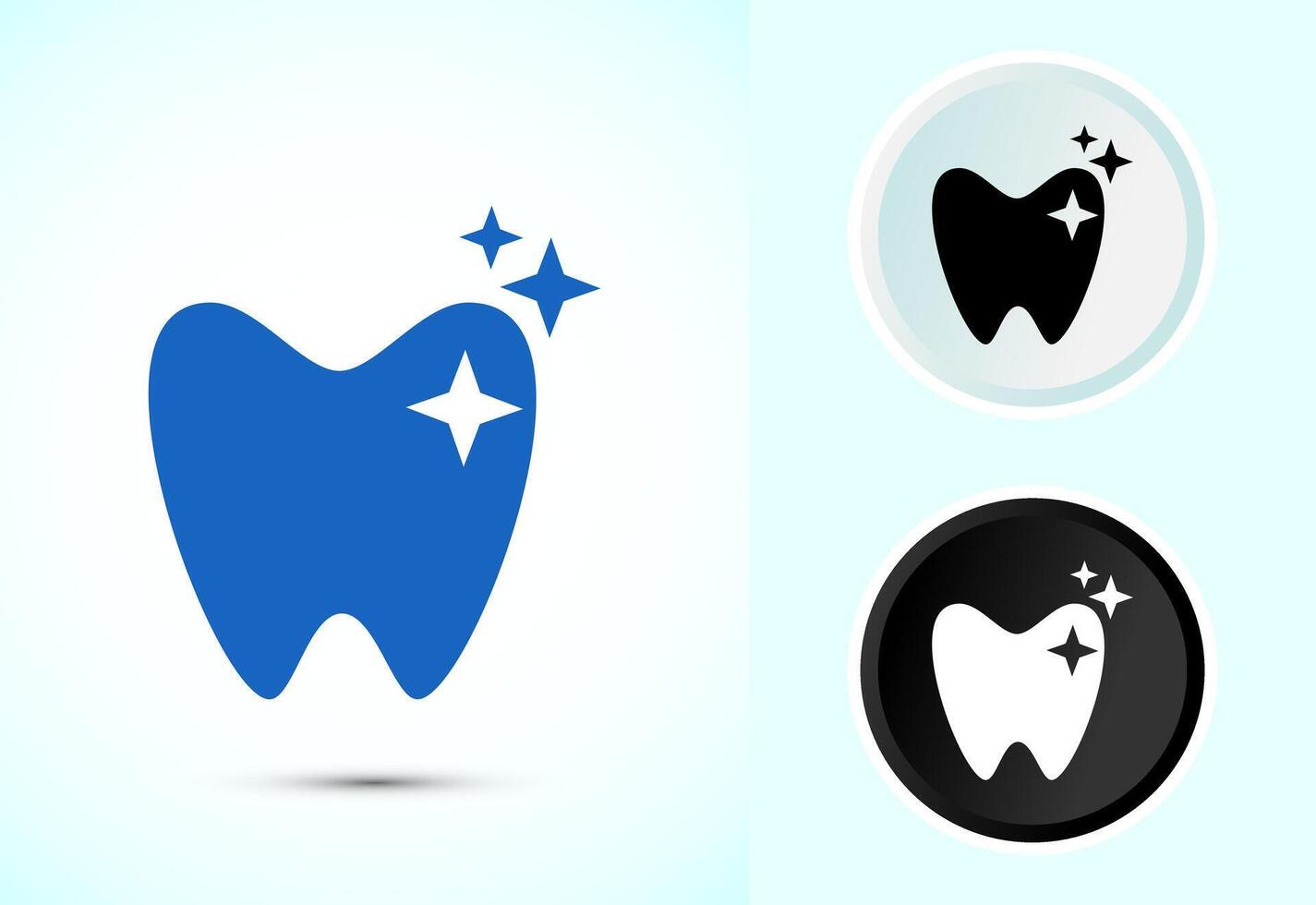 Dental care icon. Teeth care icon for dentist vector