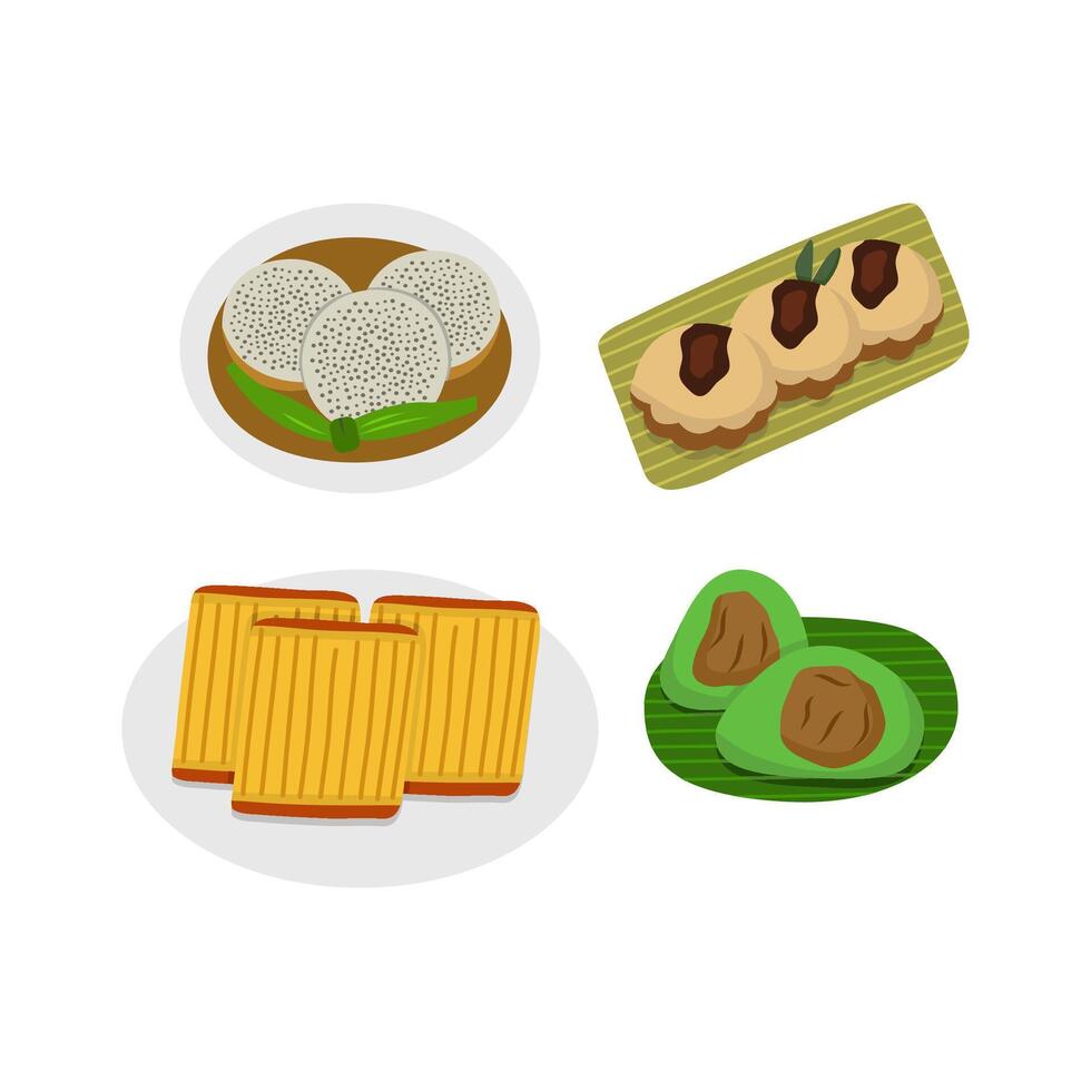Indonesian Traditional Dessert vector