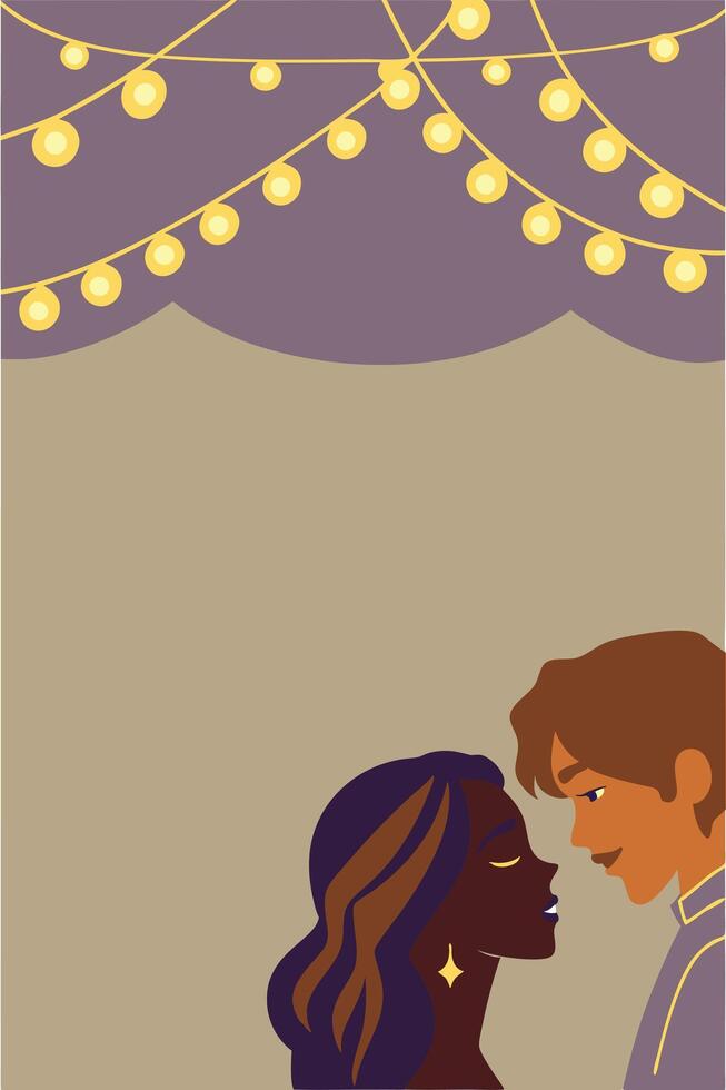 Cozy fairy lights in a golden hue are elegantly arranged at the top, softly illuminating the banner while leaving a neutral background for text placement. vector