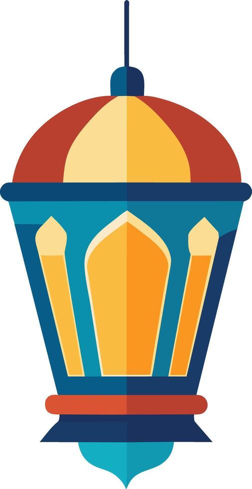 3D Arabic Ramadan Lantern Icon vector