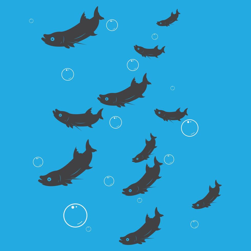 Salmon Fish icon flat design vector