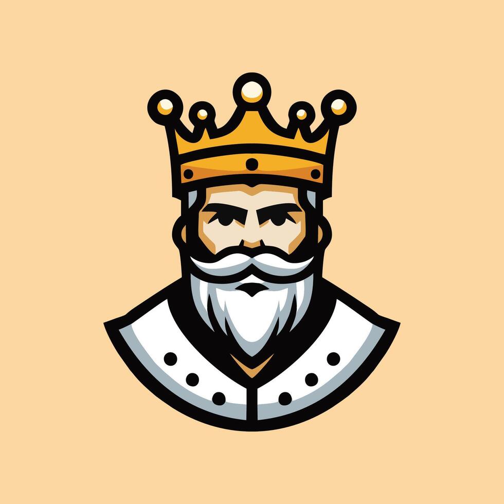 King crown royal logo design art illustration vector