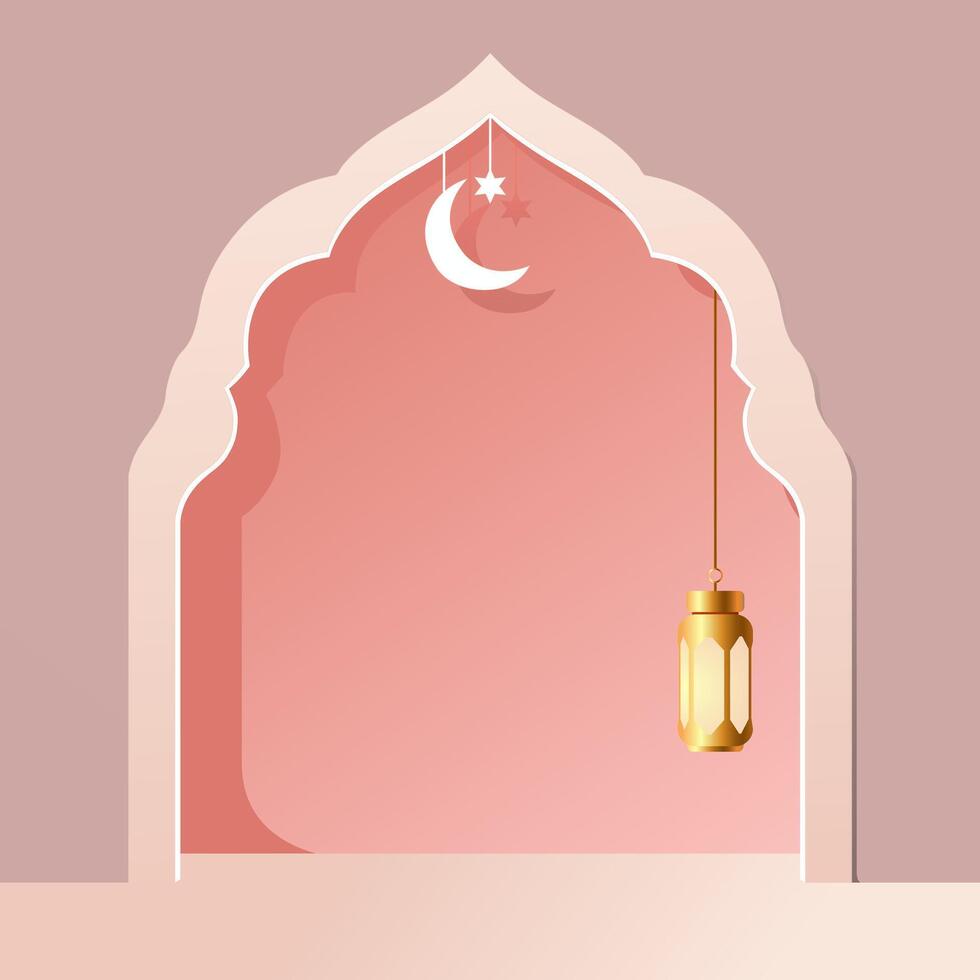 Ramadan Arch Festival Design Illustration vector