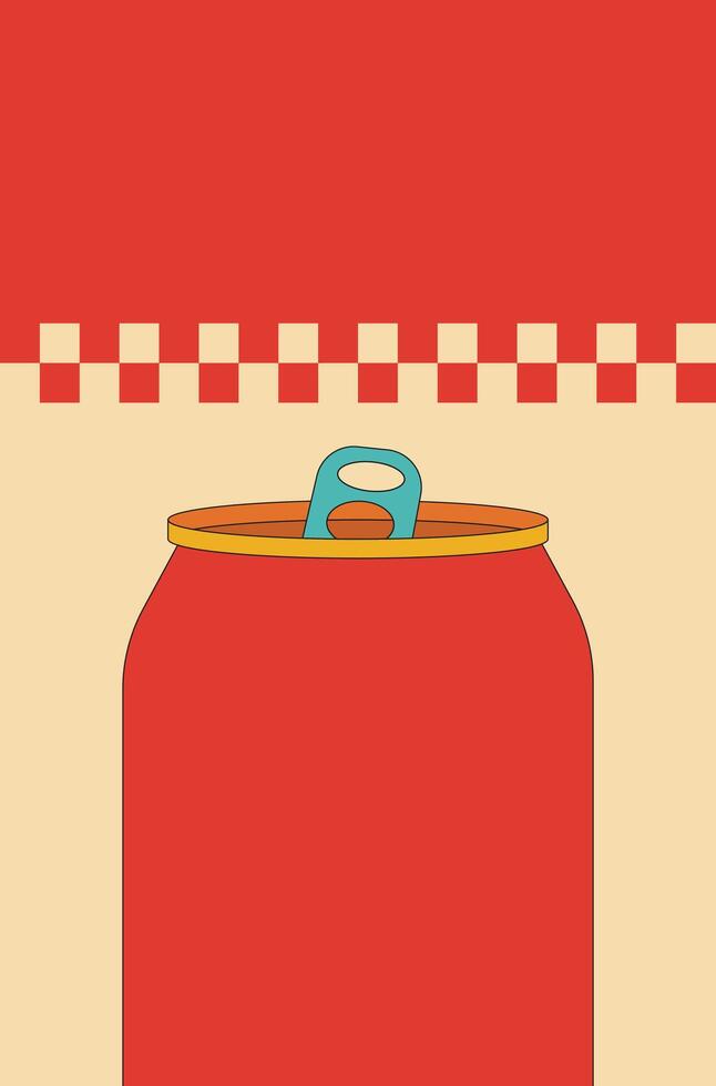 Design template coke retro unique design abstract vector