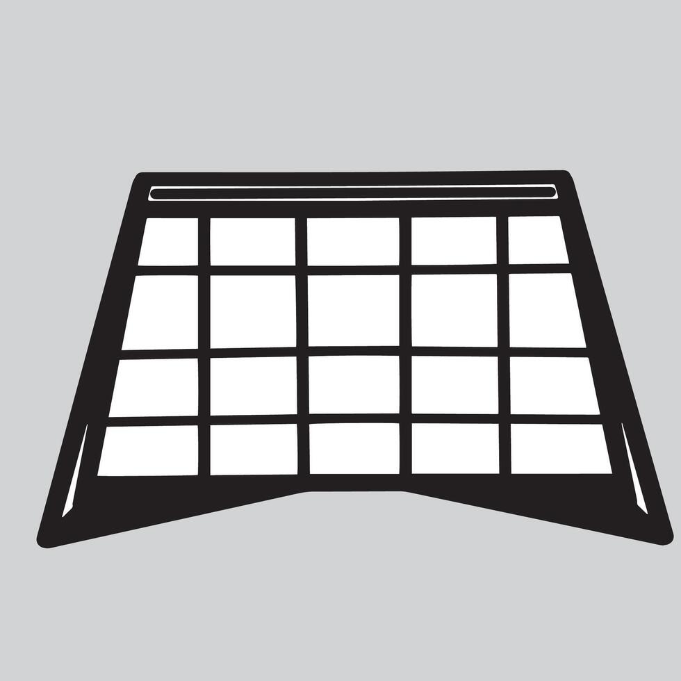 football soccer goal icon flat style vector