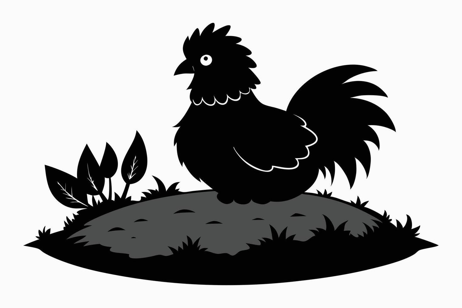 Frizzle Fever The Allure of Frizzle Chickens vector