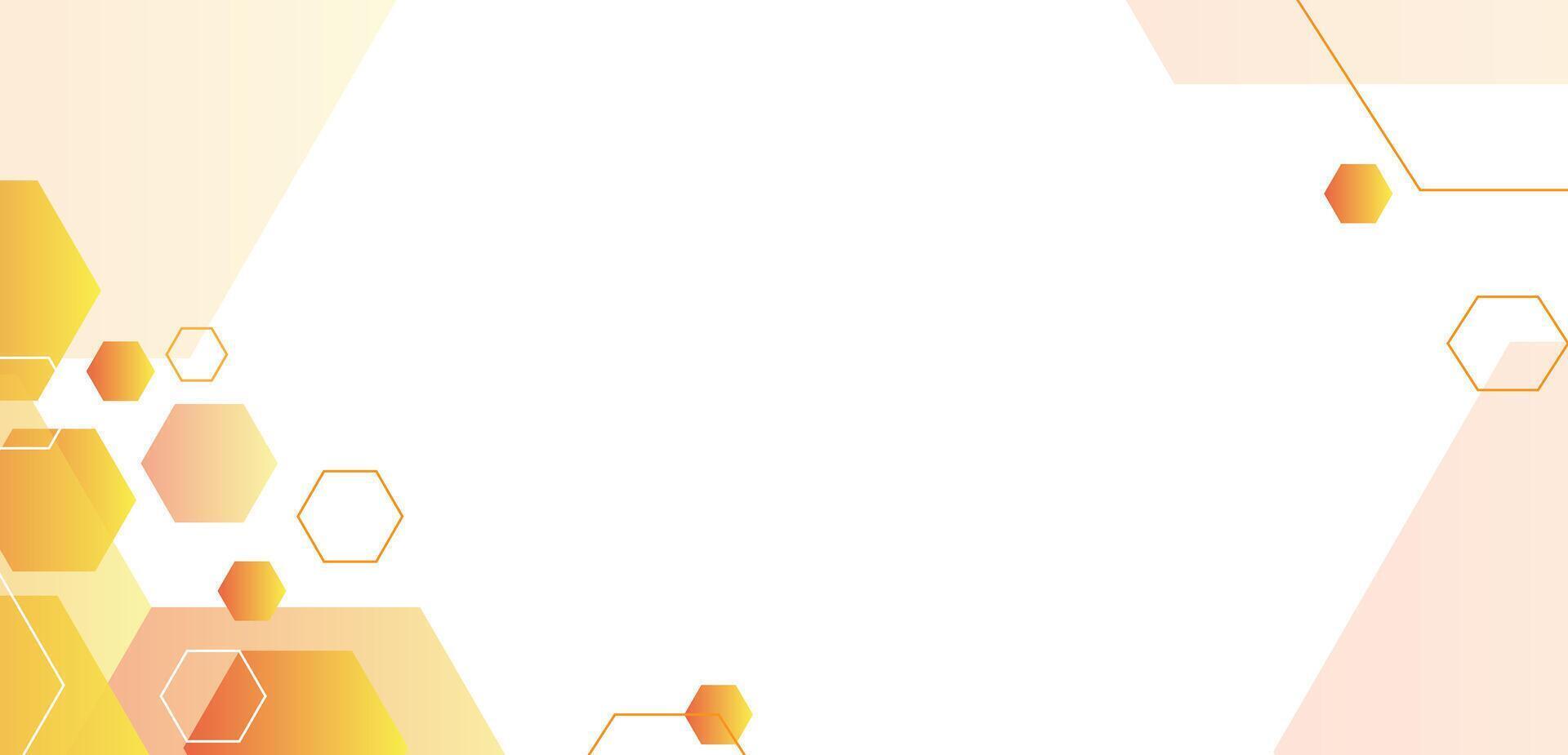 abstract background combination of hexagon shapes vector