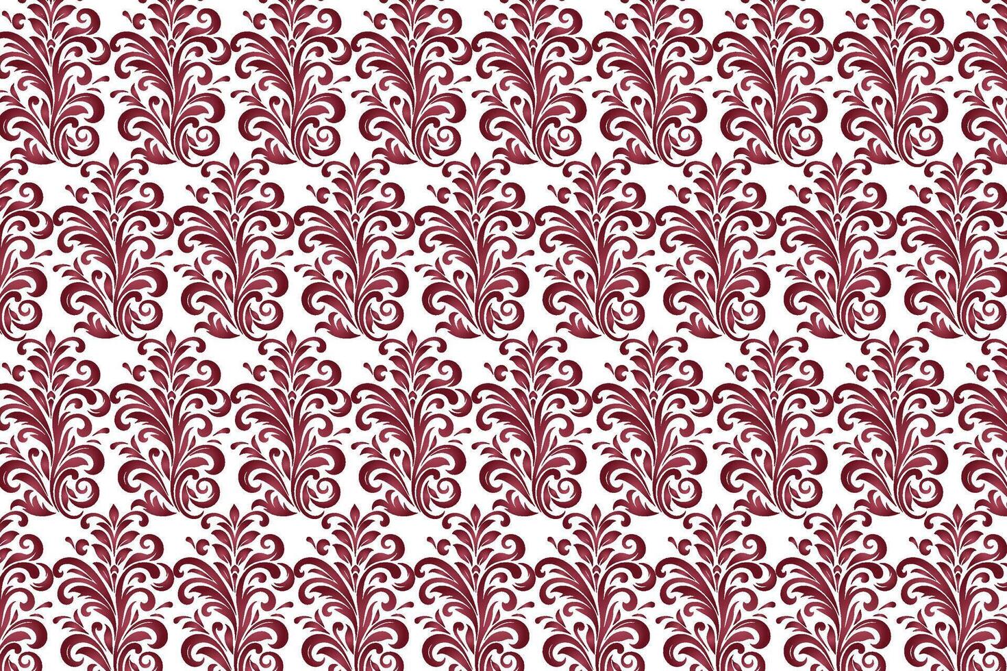 seamless floral pattern with flower and leaf motifs vintage ornamental design for fabric textile wallpaper prints and creative project patterns vector