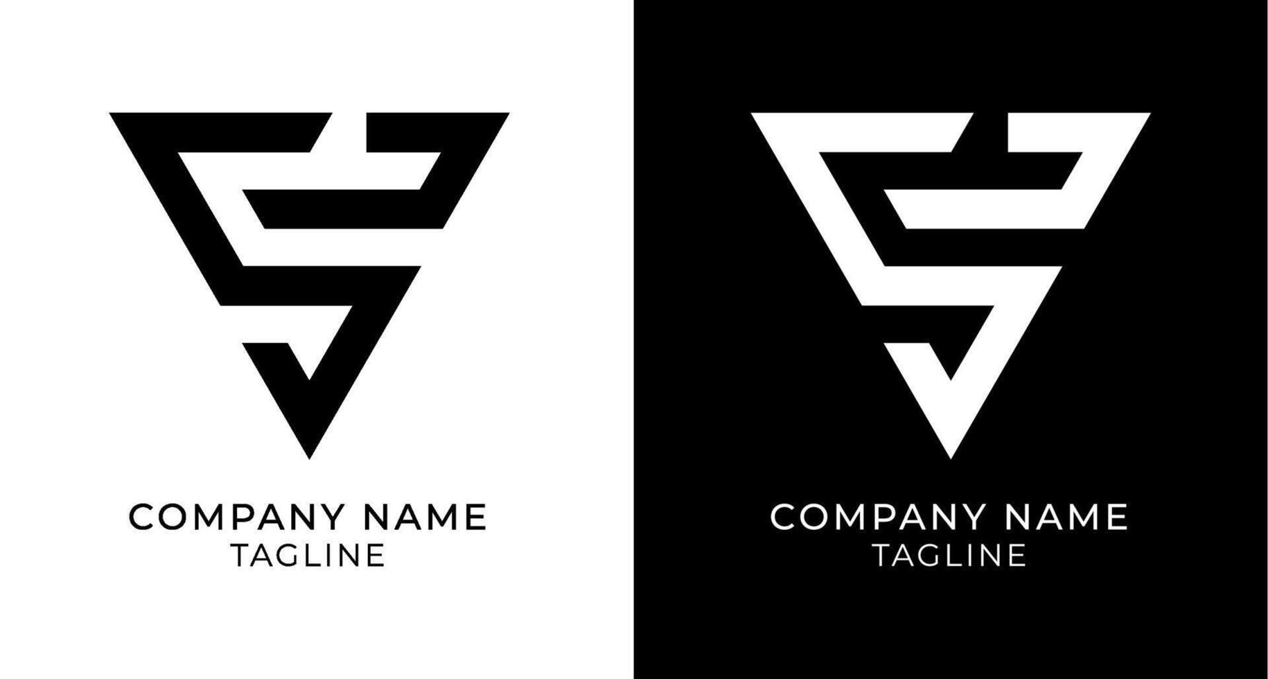 Unique and Different SL Letter Logo Design. Suitable for Business. vector