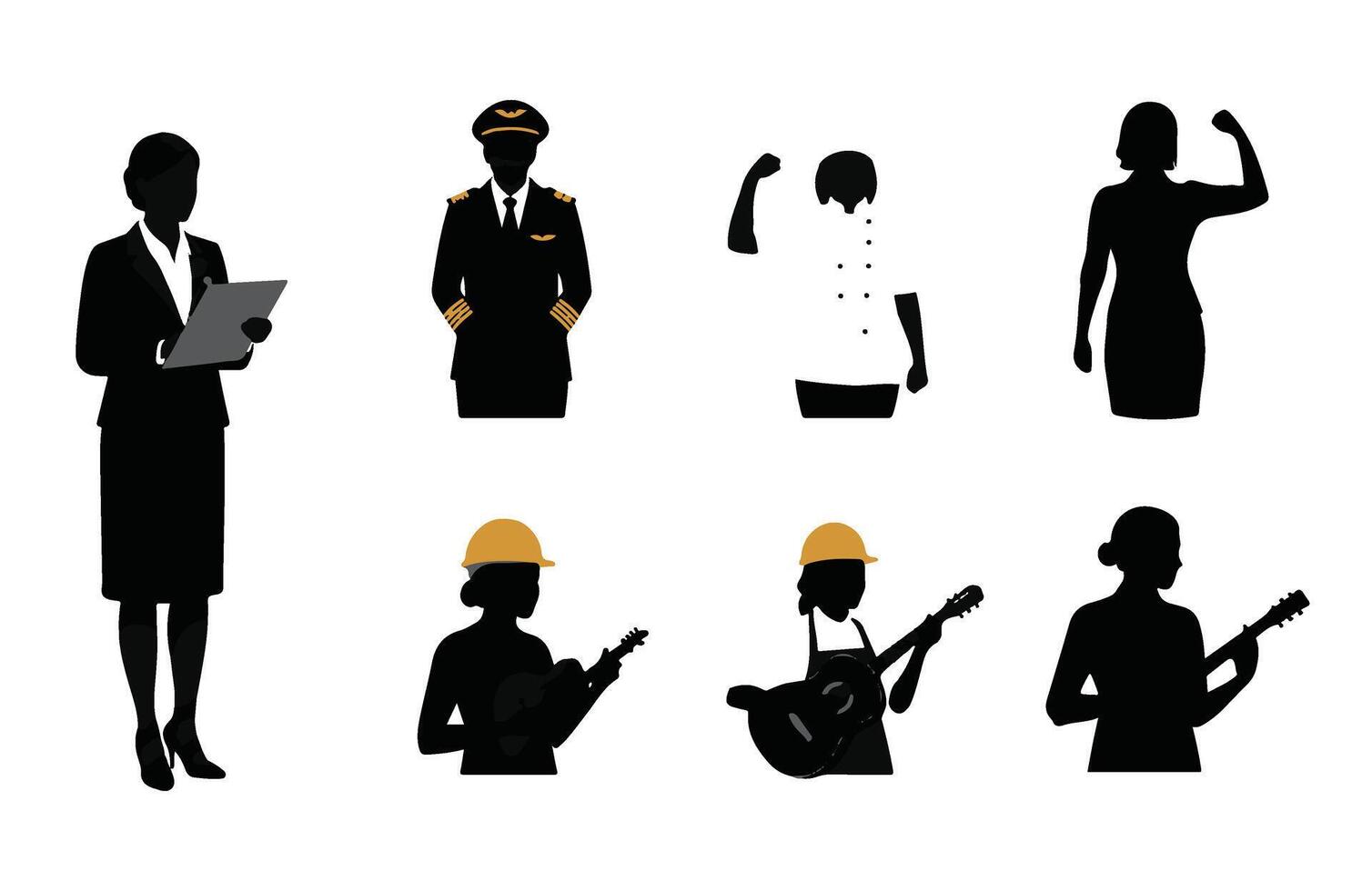 Women in Action Celebrate International Women Day vector