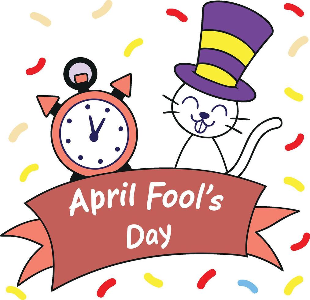April Fools Day Symbols High Quality Vectors Graphics
