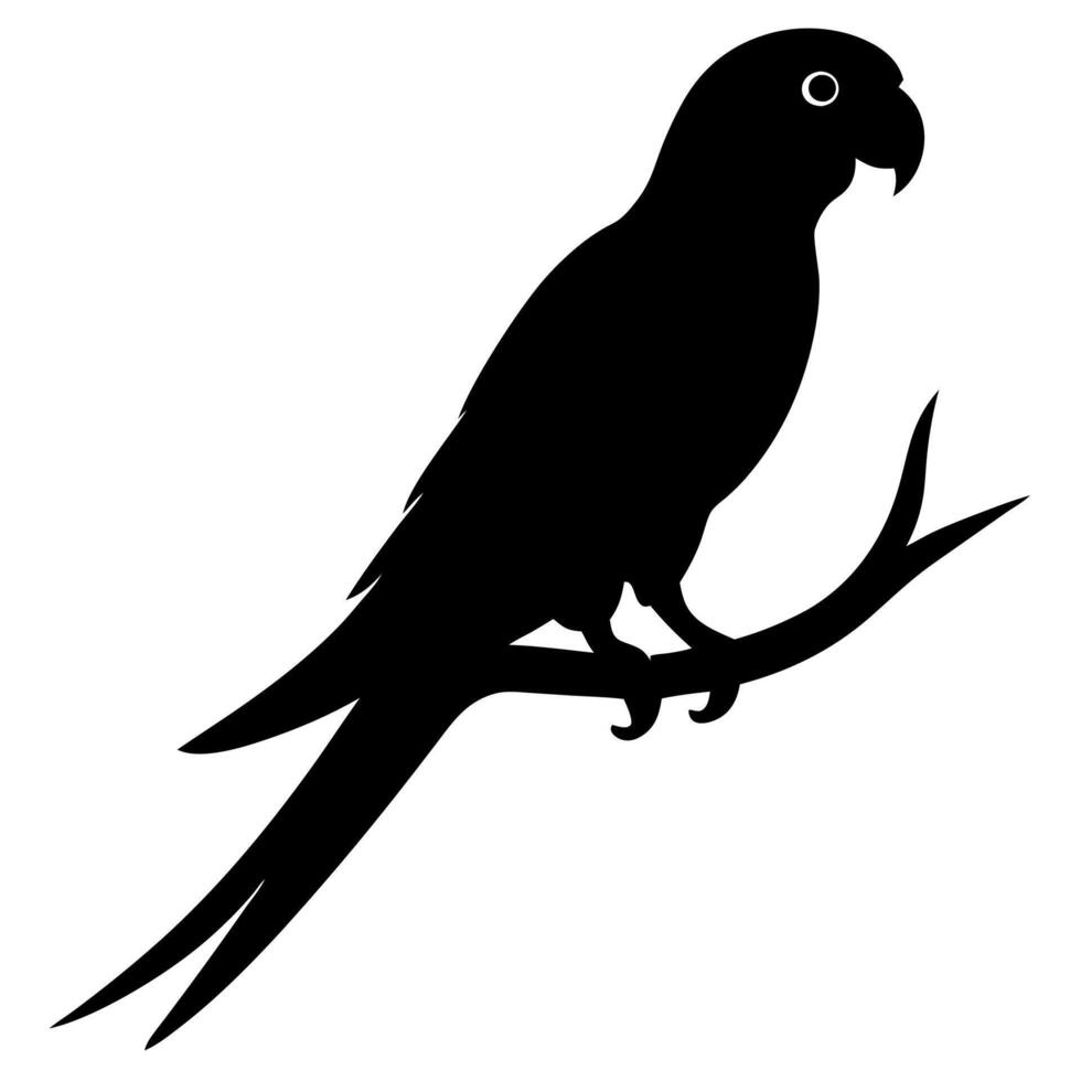 Simple parrot icon perfect branding bird artworks vector