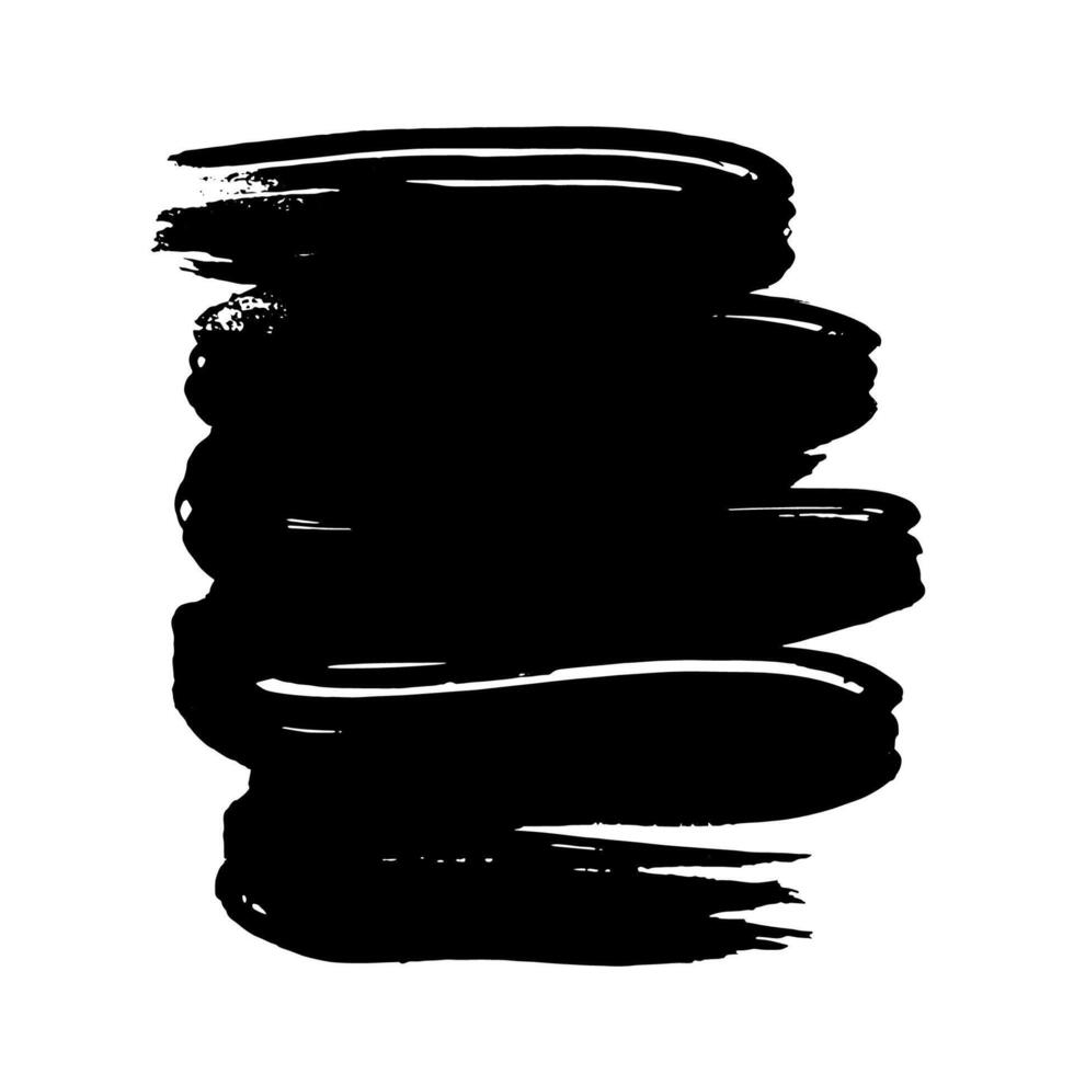 Hand Drawn Painted Brush Grunge Stroke Banner for Text Boxes vector