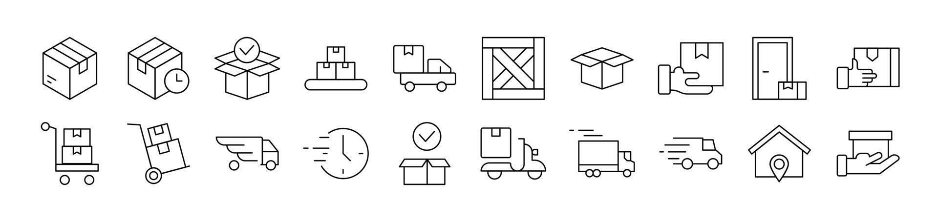 Related Line Icon Collection. Editable Stroke. Perfect for Infographics, Articles, Books, Flyers, Banners vector