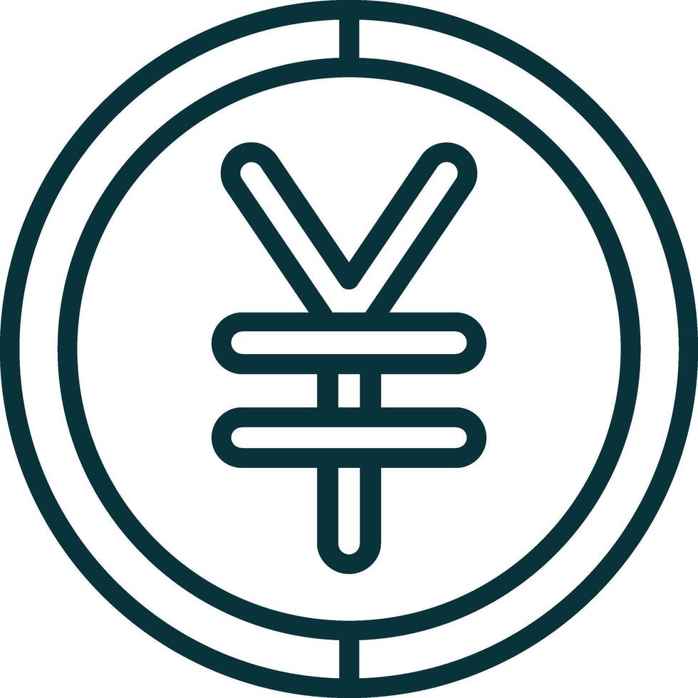 Yen Symbol Icon Element For Design Graphic vector