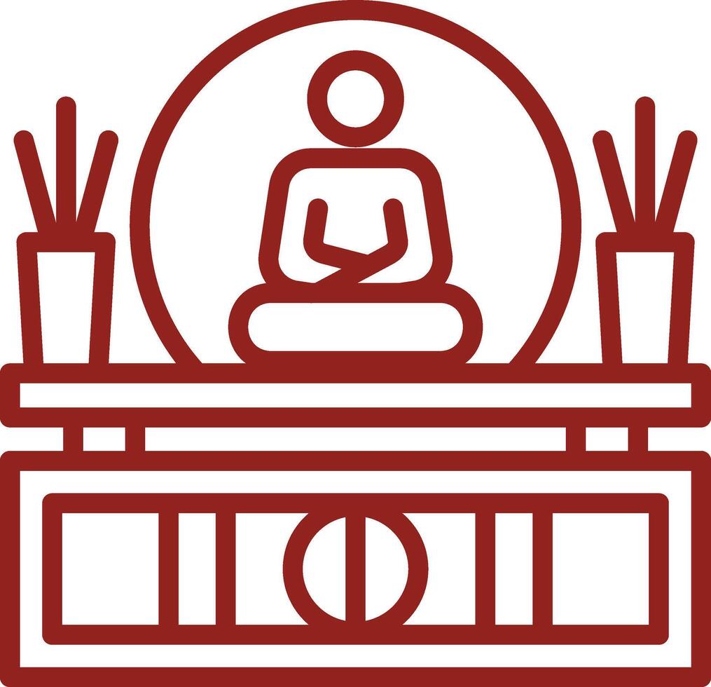 Offering Table Icon Element For Design Graphic vector