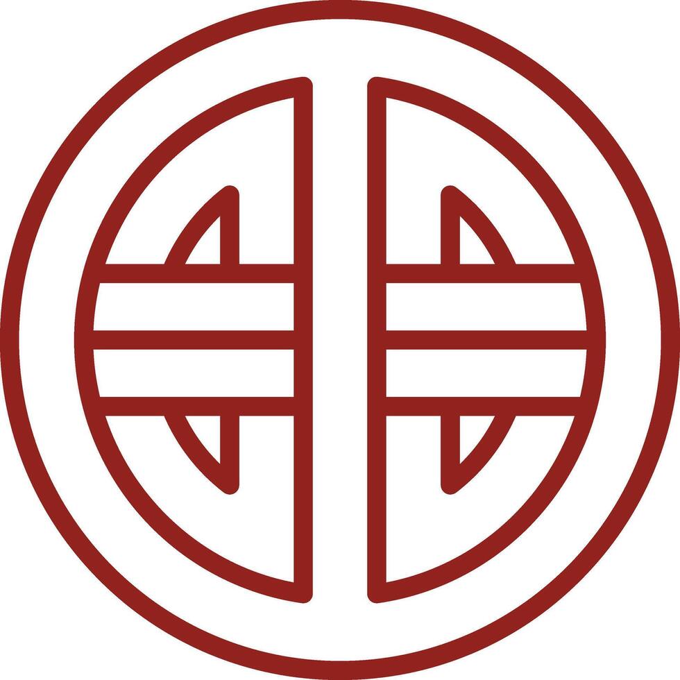 Good Luck Lunar Icon Element For Design Graphic vector