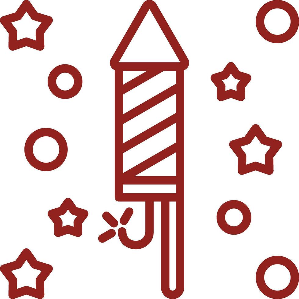 Fire Works Icon Element For Design Graphic vector