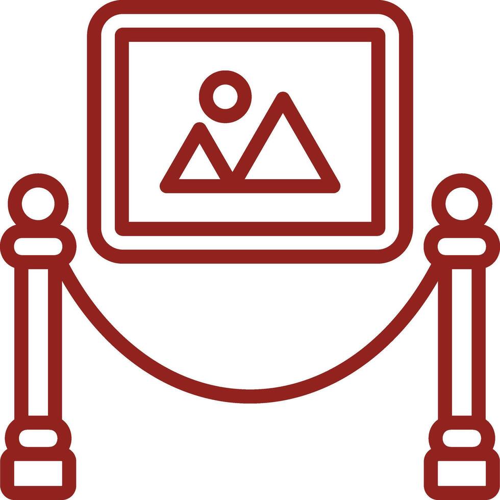 Exhibition Icon Element For Design Graphic vector