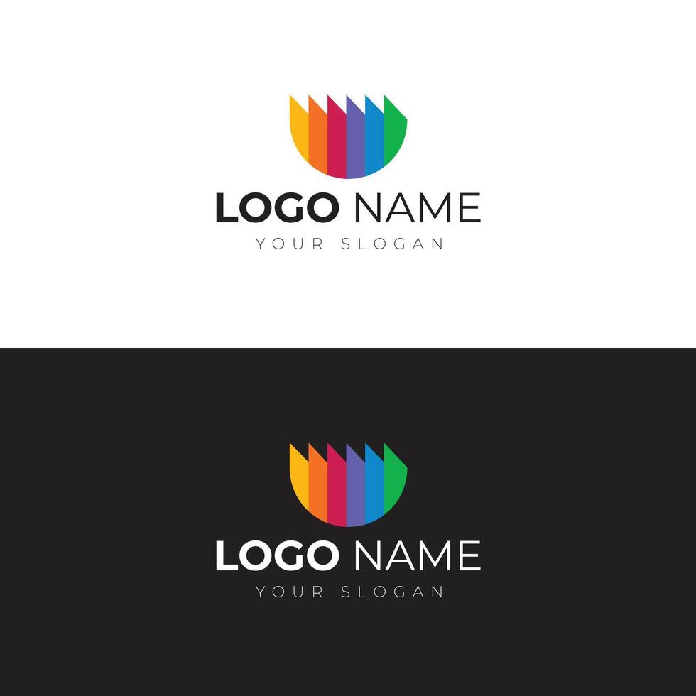 Community Colorful Logo Design Template vector