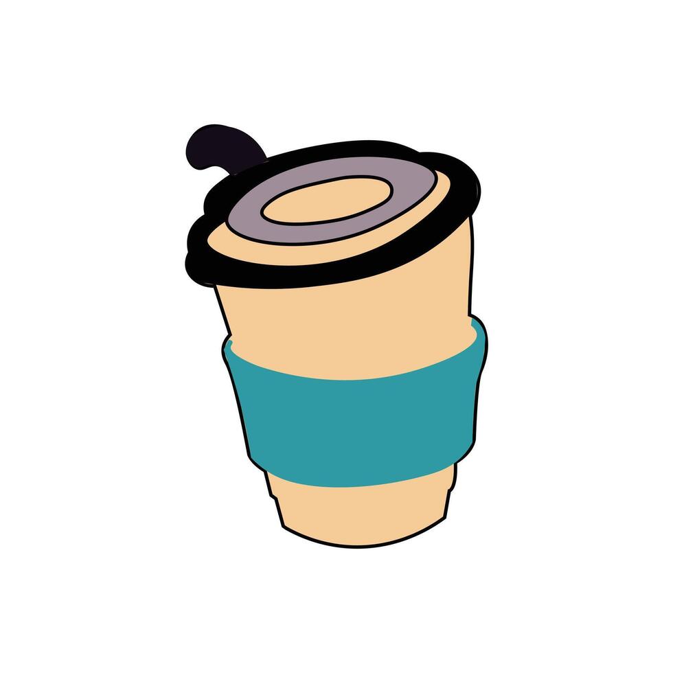 Retro Coffee Mug vector