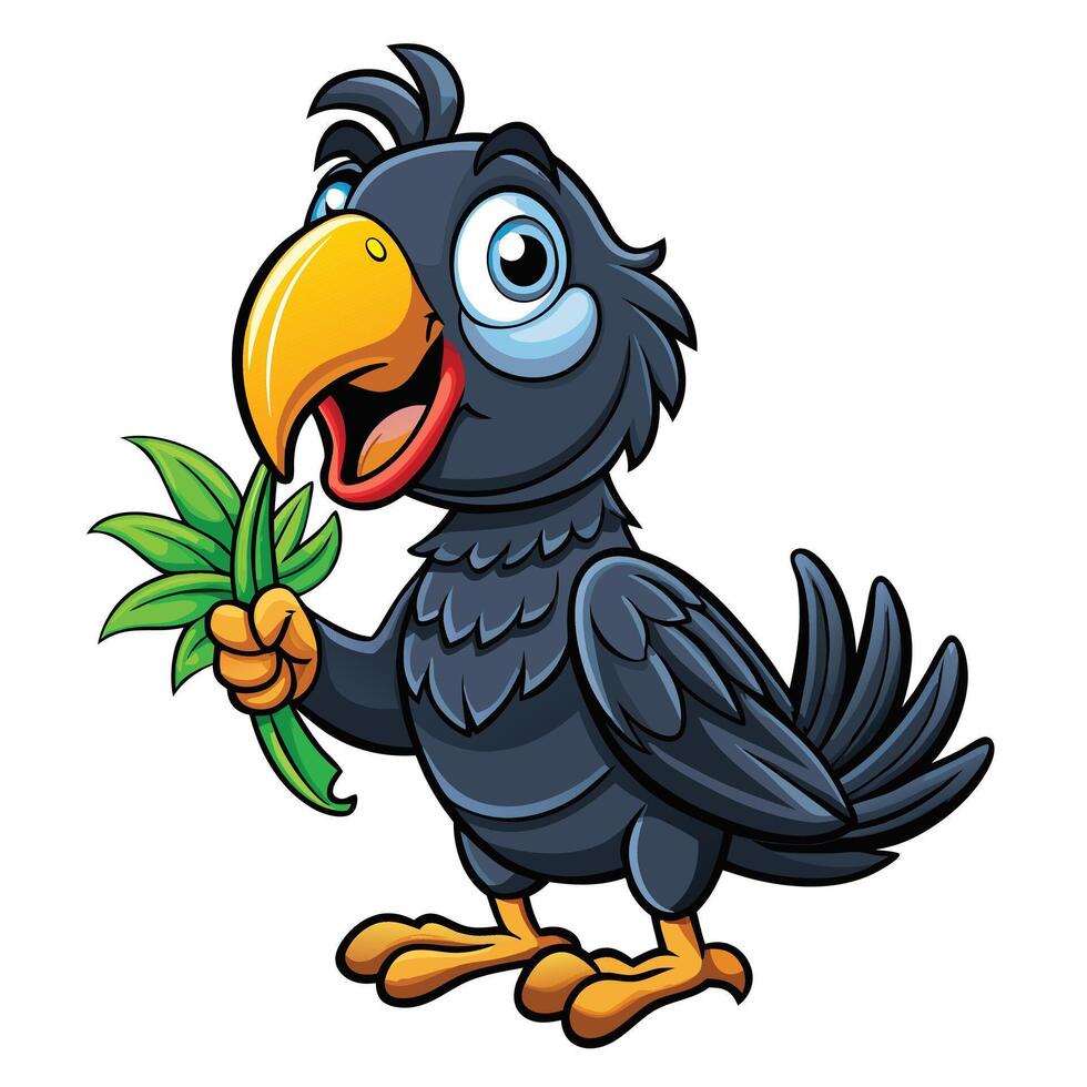 Detailed Illustration of a Grey Parrot vector