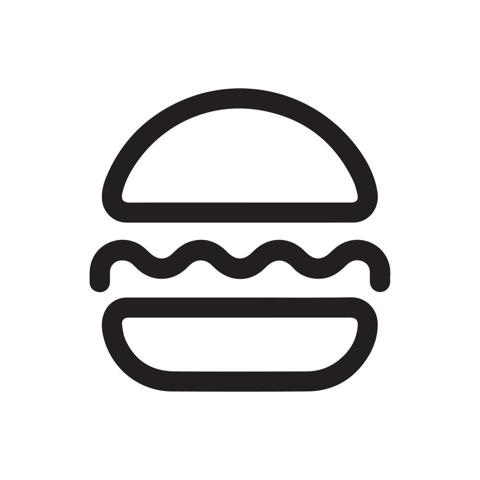 a hamburger icon on a white background vector