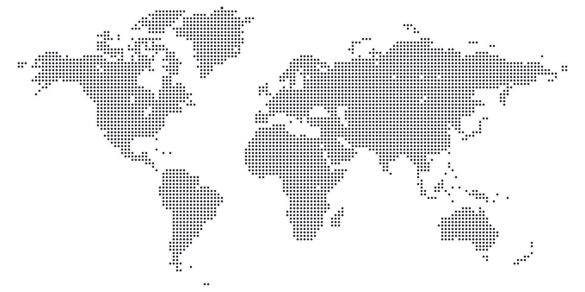 Polygon dotted world map design. Globe world map in polygon dot style featuring infographic map. Stylish polygon dotted world map view. Globe world map in polygon dot style. Infographic world map. vector