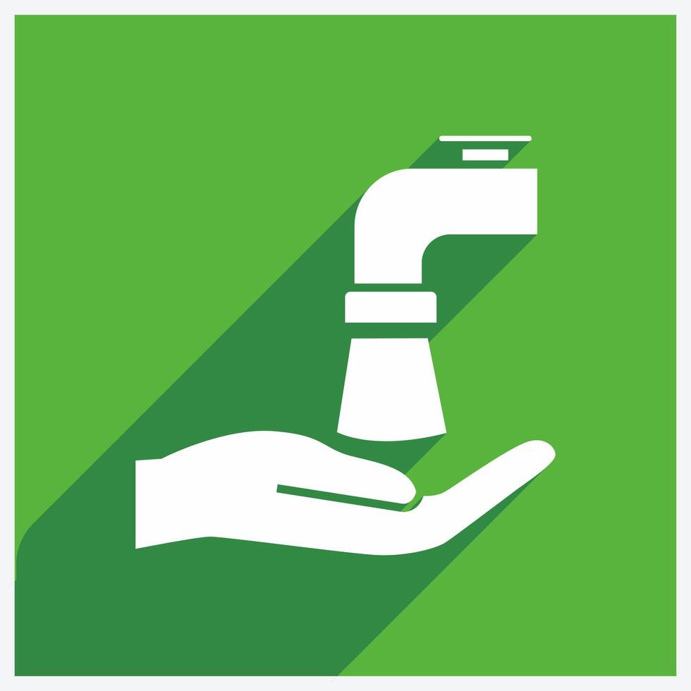 Illustration design of hand icon taking water for ablution,Islamic Ramadan icon vector