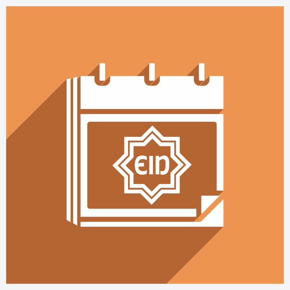 Calendar icon illustration design with Eid text,Islamic Ramadan icon vector