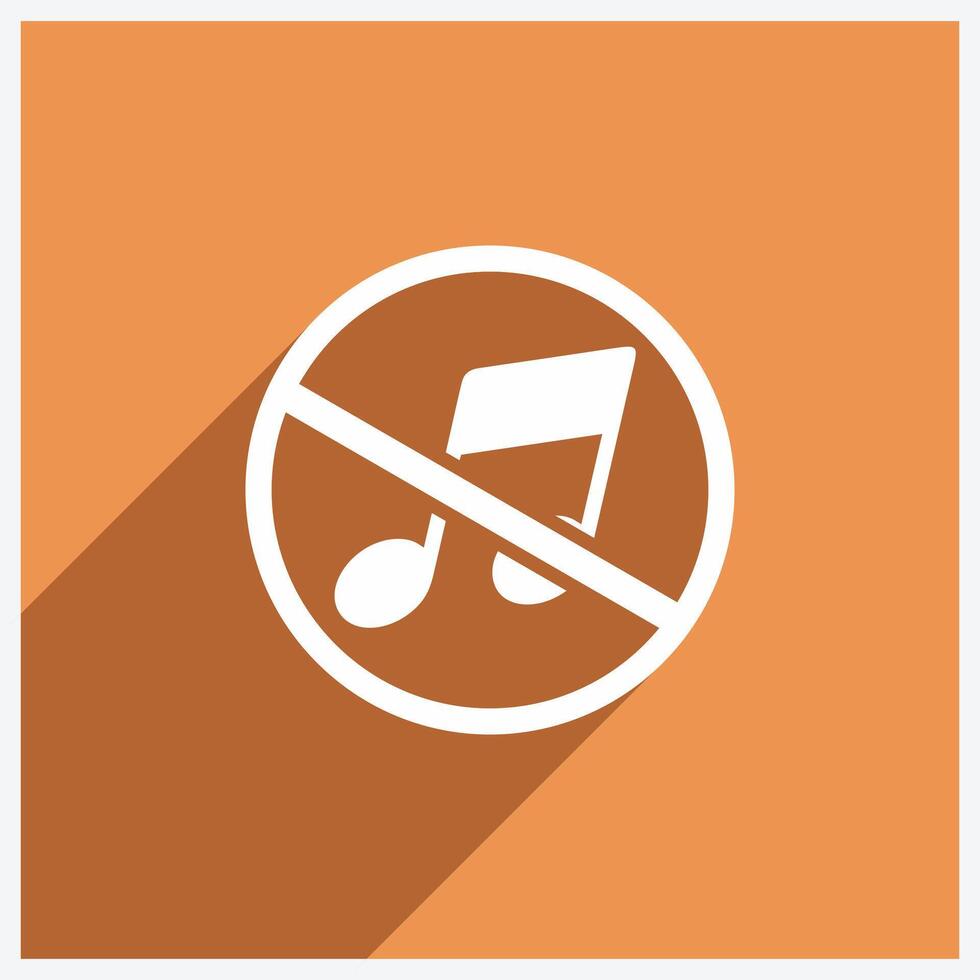 Illustration design of icon prohibited from listening to music, Islamic Ramadan icon vector