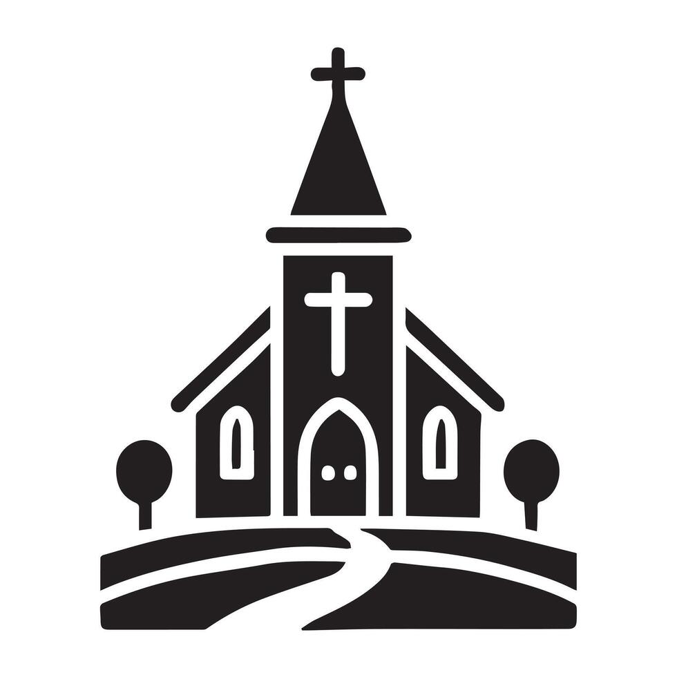 Ornate Cross Symbol within a Circular Design vector