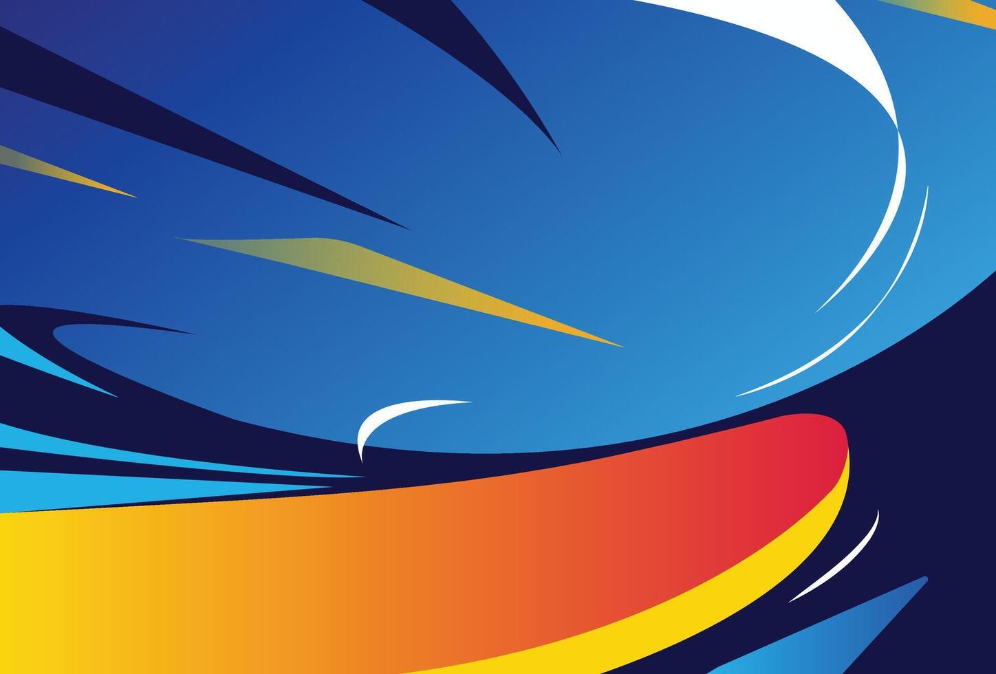 colourful sports style vector