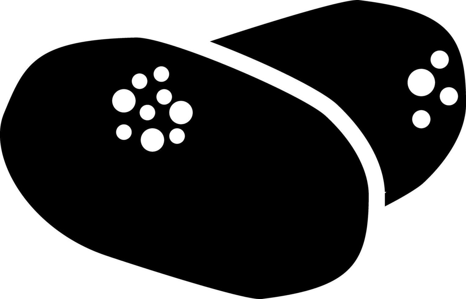 Rounded Filled Potato Icon vector