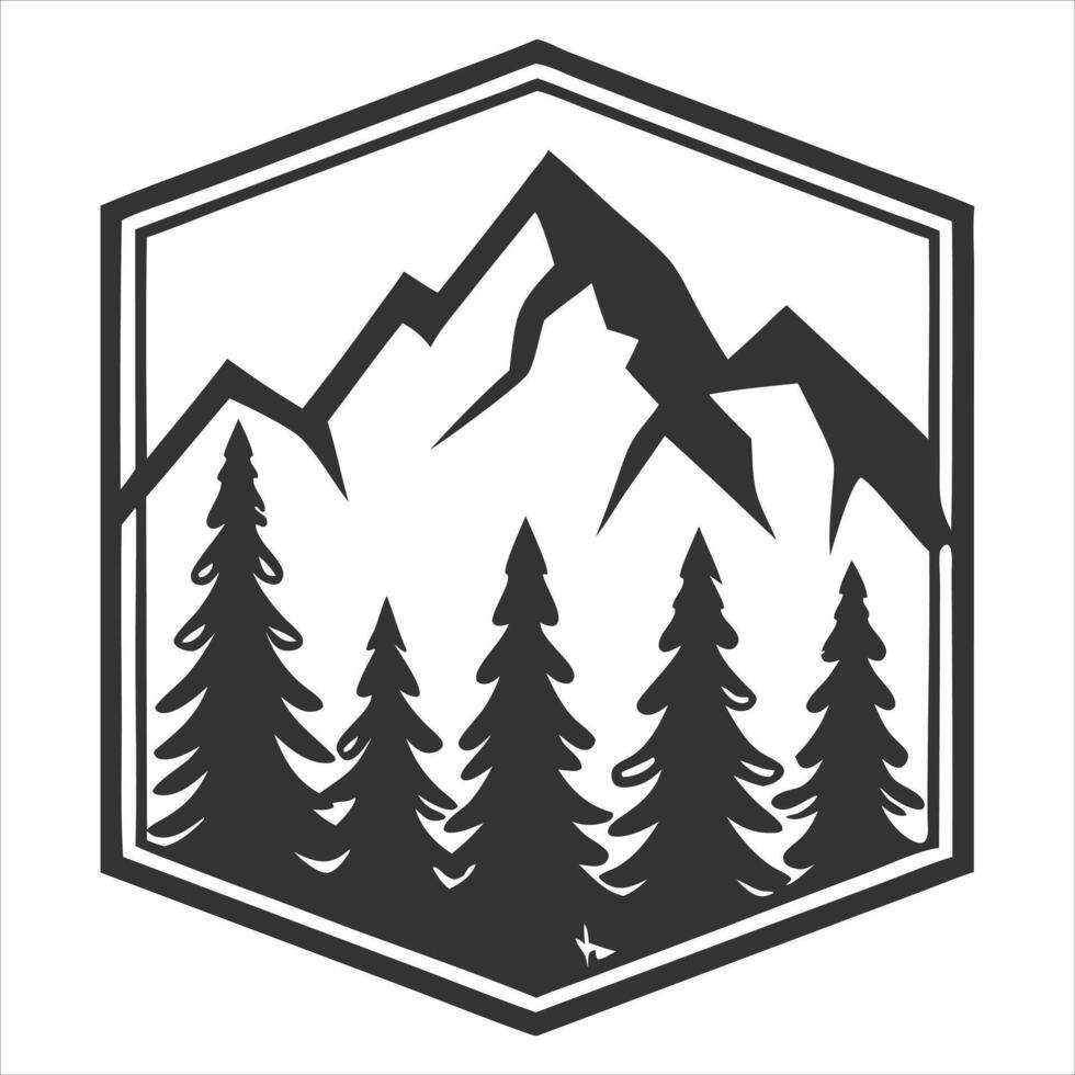 Tents Trails and Tranquility T shirt vector