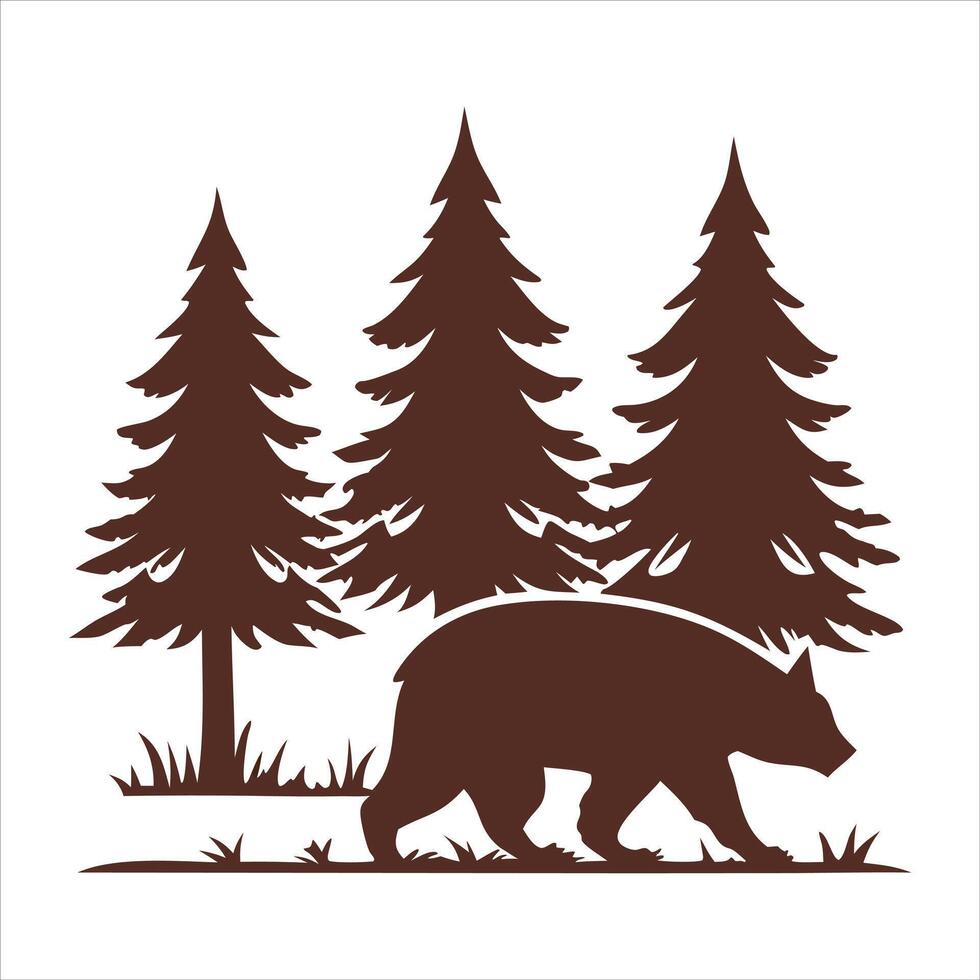 Wild Adventures Start at Camp vector