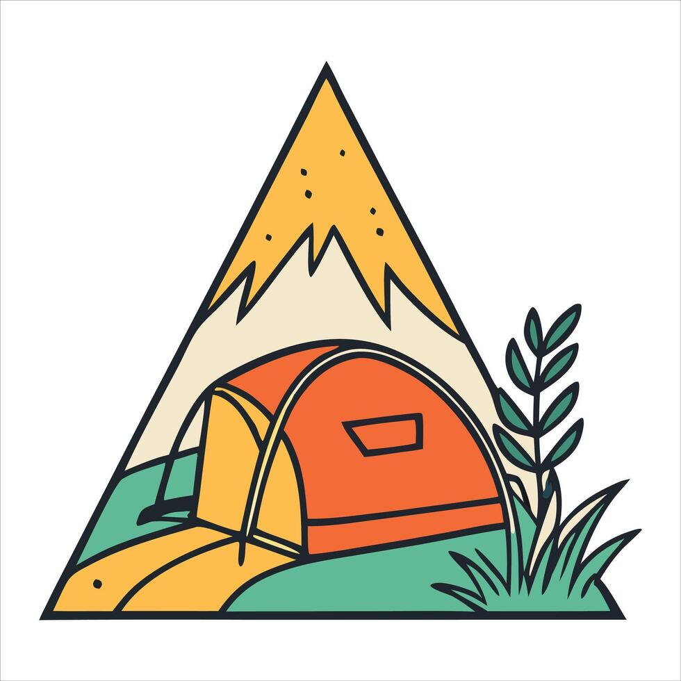 Gone Camping Be Back Never vector
